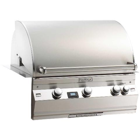 A660i-6e1n Aurora Built In Gas Grill - Natural Gas, With Rotisserie, 30 X 22 In.