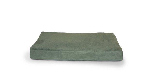 Furhaven 32342084 Snuggle Terry & Suede Deluxe Ortho Mat - Forest Medium Pet Bed
