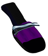 Muttluks FLMPU Fleece Lined Dog Boots - Medium Purple