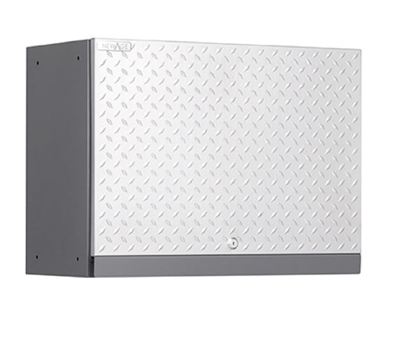 51000 Performance Diamond Plate Series Wall Cabinet - Silver