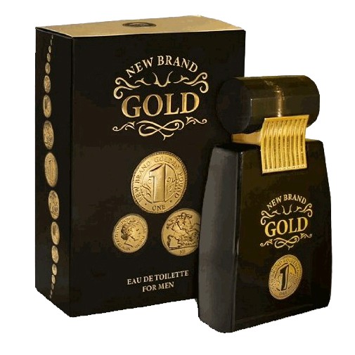 New Brand Amgoldnb34s 3.3 Oz. Gold Eau De Toilette Spray For Men