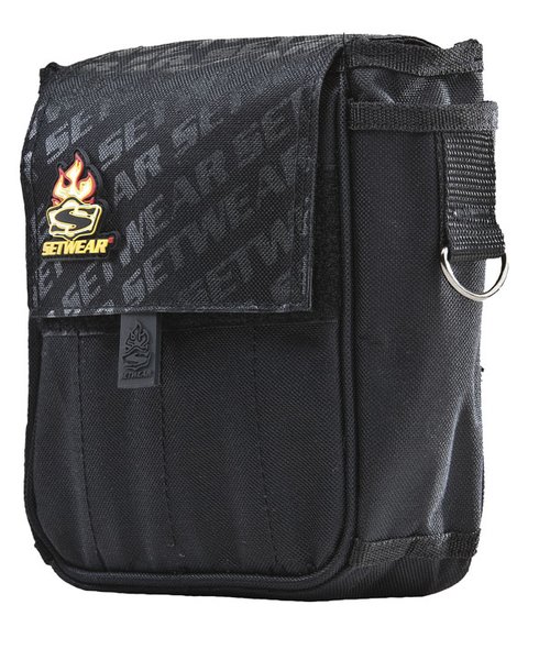 7 X 7.5 In. Small A & C Pouch, Black