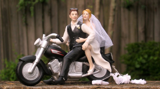 B0089pfcqa Motorcycle Wedding Cake Topper
