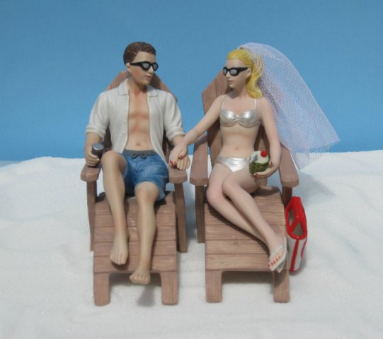 B00csvhcdw Beach Chairs Wedding Cake Topper