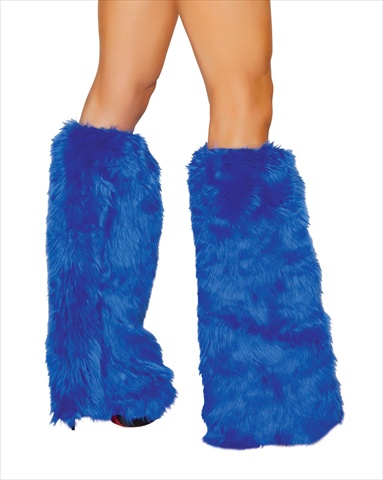 14-c121-rb-o-s Synthetic Fur Boot Covers- One Size - Royal Blue