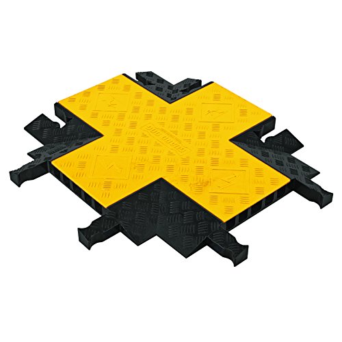 Yj5x-125-y-b 4-way Cross For Yj5x125, Yellow With Black