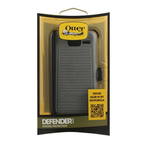 UPC 660543015062 product image for OtterBox 77-21951-Z Defender Case for Motorola Droid RAZR M XT907 - Gray & White | upcitemdb.com