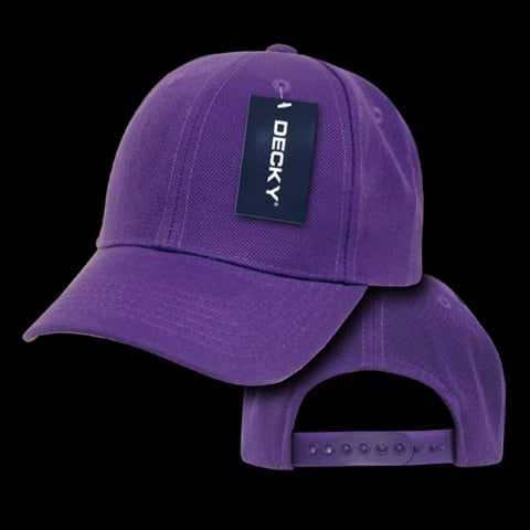 7001-pur Kids Acrylic Caps, Purple