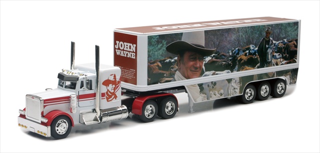 New Ray 10443 John Wayne Truck Style 3 Long Hauler Toy Truck, Pack Of 6