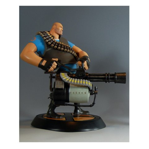 Gh004x Heavy Team Fortress 2 Blue Exclusive Statue