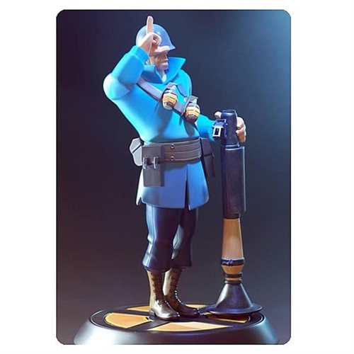Gh005 Blue Soldier Team Fortress 2 Statue