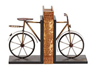 S 68135 Bicycle Bookends Metal 8 H X 6 W In.