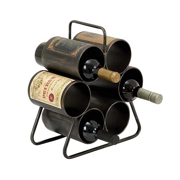 S 34885 Metal Vintage Wine Caddy