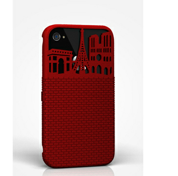 EAN 8718215782100 product image for Fresh Fiber 74411506 Paris City iPhone 4s Case Red | upcitemdb.com