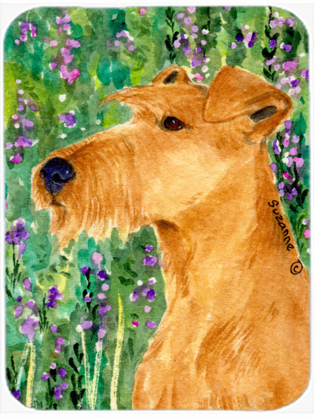 UPC 654204142761 product image for Irish Terrier Glass Cutting Board - Large | upcitemdb.com