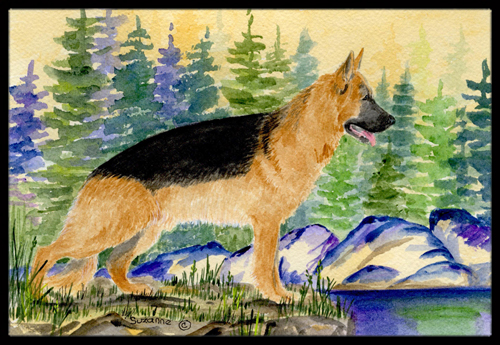 UPC 758218613344 product image for German Shepherd Indoor Or Outdoor Doormat - 24 x 36 in. | upcitemdb.com