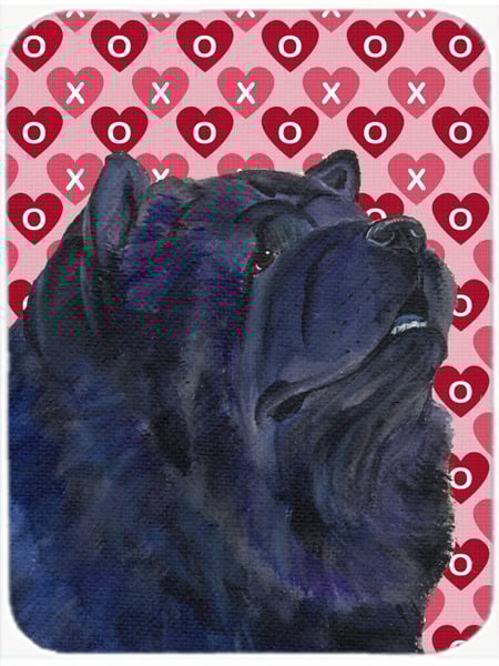 UPC 780257080672 product image for Chow Chow Hearts Love & Valentines Day Portrait Glass Cutting Board- Large | upcitemdb.com