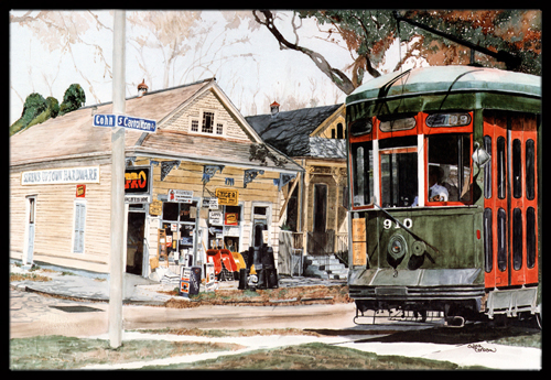 UPC 766191782230 product image for New Orleans Streetcar Indoor Or Outdoor Mat - 18 x 27 in. | upcitemdb.com