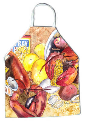 8719apron 27 X 31 In. Lobster Lobster Bake With Old Bay Seasonings Apron