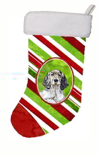 UPC 785578171559 product image for English Setter Candy Cane Holiday Christmas Christmas Stocking | upcitemdb.com
