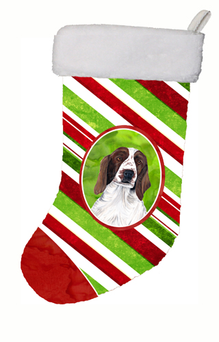 SC9340-CS 11 x 18 in. Welsh Springer Spaniel Candy Cane Holiday Christmas Christmas Stocking