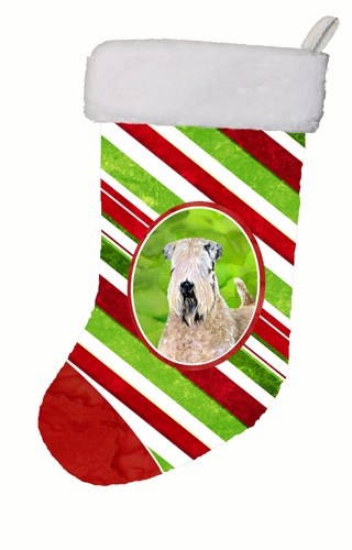11 X 18 In. Wheaten Terrier Soft Coated Winter Snowflakes Christmas Stocking