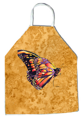 8858apron 27 H X 31 W In. Butterfly On Gold Apron