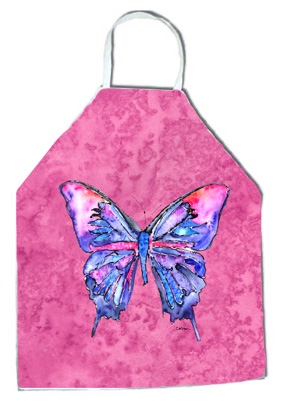 8859apron 27 H X 31 W In. Butterfly On Pink Apron
