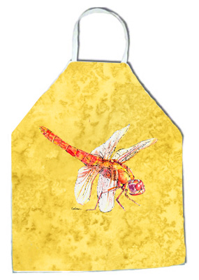 8866apron 27 H X 31 W In. Dragonfly On Yellow Apron