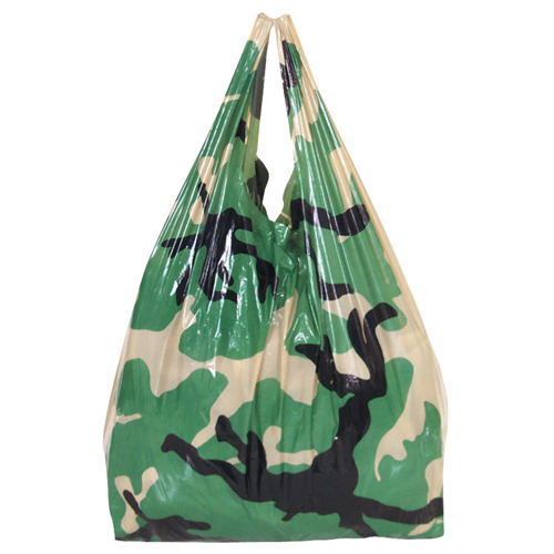 57-64 Large Camouflage Shopping Bag - 300 Per Case
