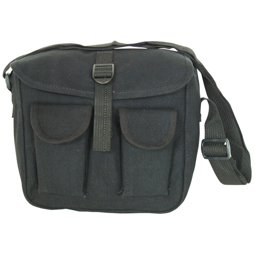42-33 Bl 13 X 9.5 In. A Mmo Utility Shoulder Bag, Black - Large