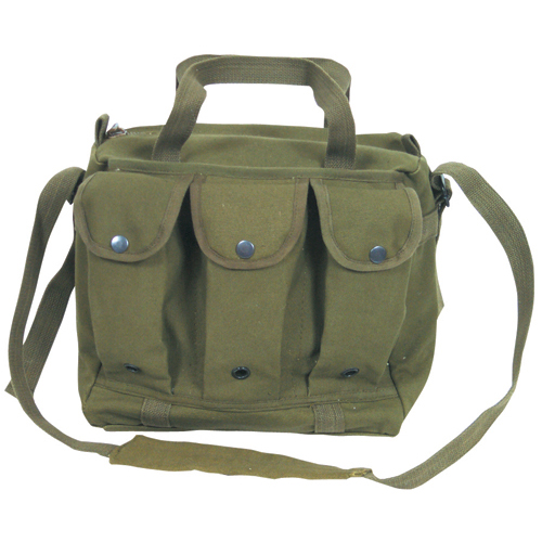 42-62 Od Canvas Mag Shooters Bag - Olive Drab