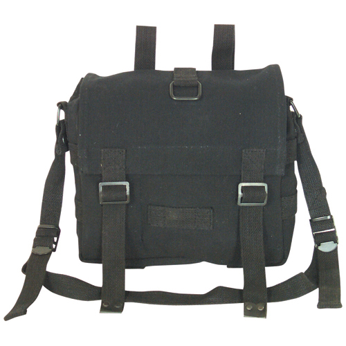 42-68 Bl Mini German Style Bread Shoulder Bag - Black