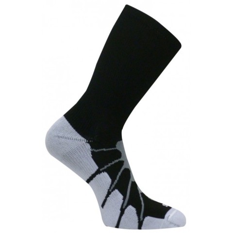 SS 3011 Performance Sports Plantar Fasciitis Crew Arch Compression Socks, Black - Medium