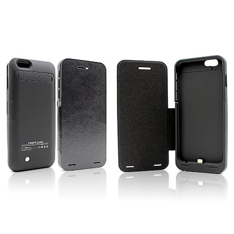 UPC 706693000005 product image for Hoohii BATTERY-H-IP6 3500mAh Battery Case with Built-in Kickstand Holder for iPh | upcitemdb.com