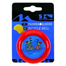 420119-ry 3d Bicycle Bell - Red & Yellow
