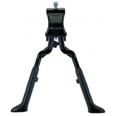 430778 Double Leg Adjustable Black Alloy Kickstand - 24 To 29 In.