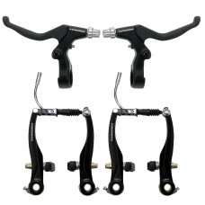 V-brake And Lever Set For Front And Rear