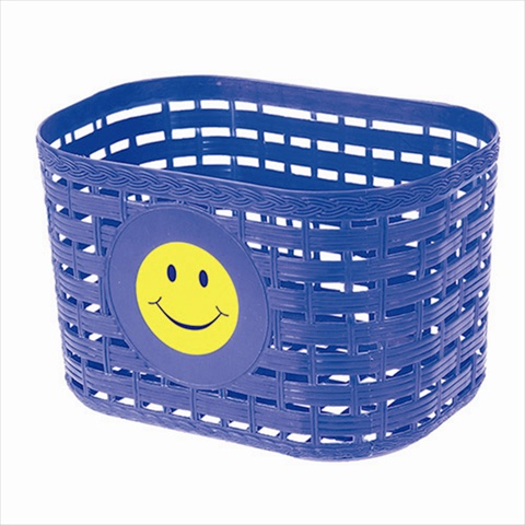 431559-b Smiley Face Childrens Basket - Blue