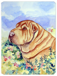 8 x 9.5 in. Shar Pei Mouse Pad Hot Pad or Trivet 8 x 9.5 in. Shar Pei Mouse Pad Hot Pad or Trivet