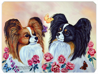 8 x 9.5 in. Papillon Mouse Pad Hot Pad or Trivet 8 x 9.5 in. Papillon Mouse Pad Hot Pad or Trivet