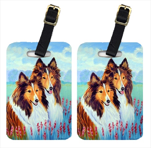 Two Sable Shelties Luggage Tags, Pack - 2