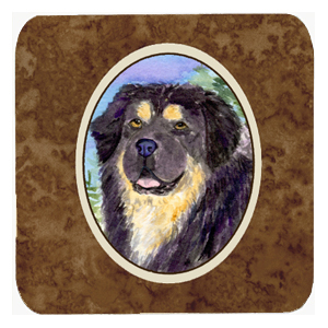 SS8930FC Tibetan Mastiff Foam Coasters- Set - 4