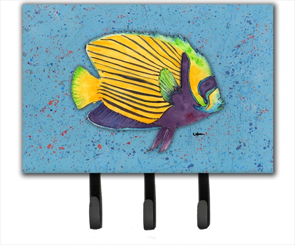 UPC 769593374911 product image for 6 x 9 in. Tropical Fish on Blue Leash or Key Holder | upcitemdb.com