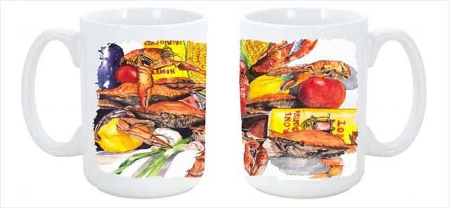 1016cm15 Verons And Crabs Dishwasher Safe Microwavable Ceramic Coffee Mug