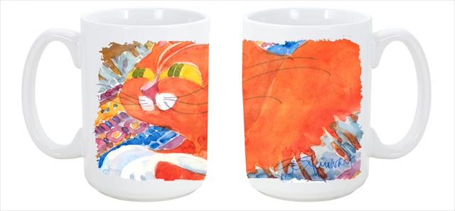 6033cm15 Cat Dishwasher Safe Microwavable Ceramic Coffee Mug