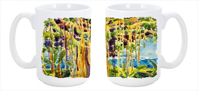 6064cm15 Tree - Banyan Tree Dishwasher Safe Microwavable Ceramic Coffee Mug 15 Oz.