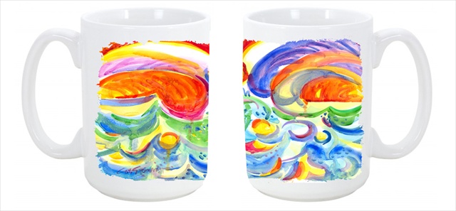 6066cm15 Dishwasher Safe Microwavable Ceramic Coffee Mug 15 Oz.