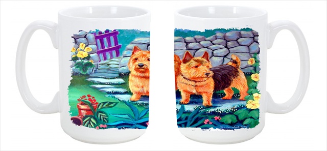 7520cm15 Norwich Terrier Dishwasher Safe Microwavable Ceramic Coffee Mug 15 Oz.