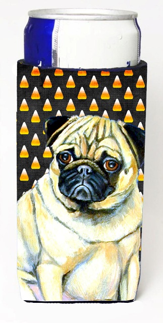 Pug Candy Corn Halloween Portrait Michelob Ultra S For Slim Cans
